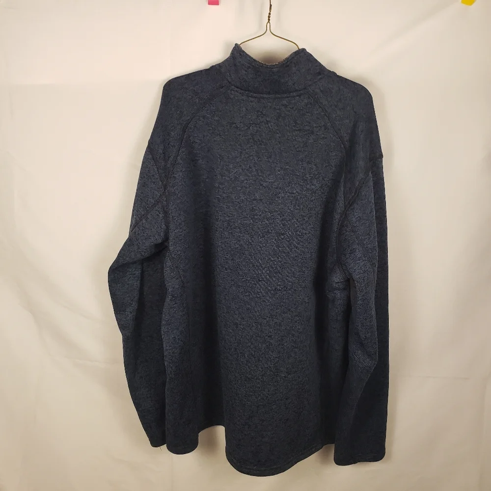 Eddie Bauer Men's Blue Quater Zip Sweater Size 2xl - Picture 4 of 4